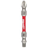 Milwaukee  SHOCKWAVE  Phillips/Torx  PH2/T25   x 2-3/8 in. L Impact Double-Ended Power Bit  Steel  1 pc.