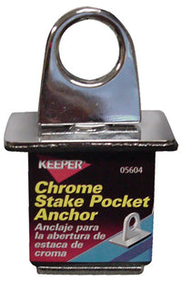 Anchor Point Chrome Eye with Expandable Rubber Block