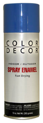 Spray Paint, Interior/Exterior, Blue Gloss, 10-oz. Aerosol