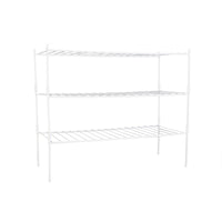 Grayline 23.5 in. L X 10.25 in. W X 19.75 in. H White 3-Tier Organizer