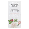 Nourish Facial Lotion - Organic - Lightweight Moisturizing - Argan and Rosewater - 1.7 oz - 1 each