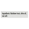 Cole's Smoked Rainbow Trout in Olive Oil - 3.2 oz - Case of 10