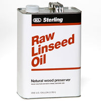 Sterling  Raw Linseed Oil Natural Wood Preservative  1 gal. (Pack of 4)