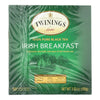 Twining's Tea Breakfast Tea - Irish Black - Case of 6 - 50 Bags