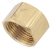 Anderson Metals 1/2 in.   Compression  T Brass Cap