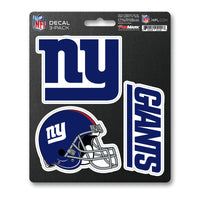 NFL - New York Giants 3 Piece Decal Sticker Set