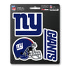 NFL - New York Giants 3 Piece Decal Sticker Set