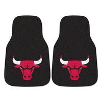 NBA - Chicago Bulls Carpet Car Mat Set - 2 Pieces