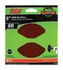 Gator 5 in. Aluminum Oxide Adhesive Sanding Disc 60 Grit Coarse 4 pk