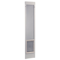 Ideal Pet 77.6 in. H X 15 in. W Aluminum/Glass Pet Door