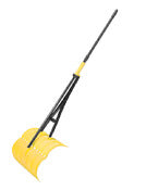 Amazing Rake Rk31000 17 Yellow 3-In-1 Ergonomic Pickup Rake W/ Telescopic Handle