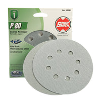 Shopsmith 5 in. Aluminum Oxide Hook and Loop Sanding Disc 80 Grit Coarse 3 pk (Pack of 5)