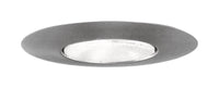 Halo Satin Nickel 6 in. W Recessed Open Trim Light