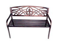 Astonica Bench 50.4" L X 24" W X 34" H Cast Iron