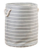 iDesign Gray Fabric Storage Bin 16 in. H X 13 in. W X 13 in. D Stackable