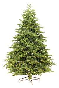 Celebrations 7-1/2 ft. Warm White Prelit Mountain Spruce Hinged Tree 1100 lights