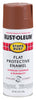 Rust-Oleum Stop Rust Red Rock Flat Sheen Spray Paint 12 oz. (Pack of 6)