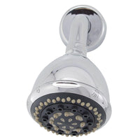 Whedon Rainbo Massage Chrome Plastic 7 settings Showerhead 2.5 gpm