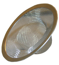 Mesh Lavatory/Shower Strainer with Chrome Ring, Stainless Steel (Pack of 6)