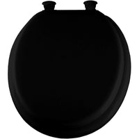 Bemis Round Black Soft Toilet Seat