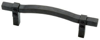 Cabinet Pull, Iron Craft Curve, Wrought Iron, 3.5-In.