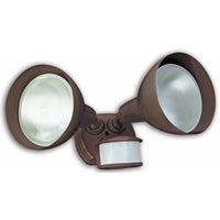 Designers Edge Motion-Sensing Hardwired LED Bronze Security Floodlight