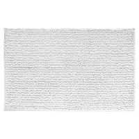 Interdesign 19012 30" X 20" White Frizz Rug (Pack of 3)