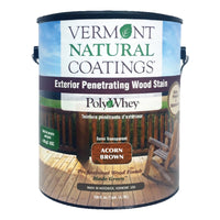 Vermont Natural Coatings  PolyWhey  Semi-Transparent  Acorn Brown  Water-Based  Penetrating Waterborne (Pack of 4)