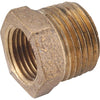 Hex Reducing Bushing, Lead Free Rough Brass, 3/4 x 1/2-In.