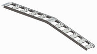 Reese  Highland  Aluminum  69 in. Arched Ramp