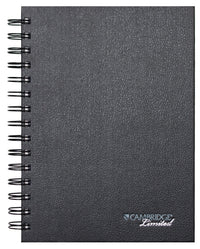 MeadWestvaco 45332 6-1/4" X 8" Black Cambridge® Hardbound Notebook With Pocket