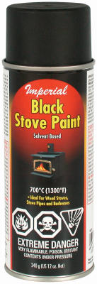 12-oz. Matte Black Hi-Temperature Spray Paint