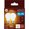 GE Relax A15 E26 (Medium) LED Bulb Soft White 60 Watt Equivalence 2 pk