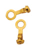 Hy-Ko  2GO  Brass  Gold  Coupling Connector