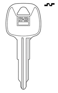 Hy-Ko Traditional Key Automotive Key Blank Double sided For Mazda (Pack of 10)