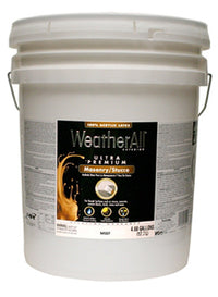 Masonry & Stucco Paint, Pastel Base Flat, 5-Gals.