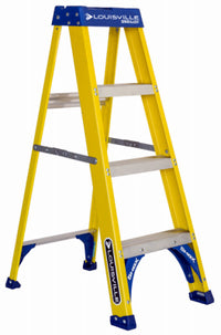 4-Ft. Step Ladder, Fiberglass, Type I, 250-Lb. Duty Rating