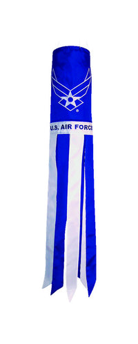 In the Breeze US Air Force Windsock 40 in. H X 6 in. W