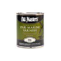 Old Masters Gloss Clear Oil-Based Marine Spar Varnish 1 pt (Pack of 6)