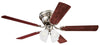 Westinghouse Contempra IV 52 in.   Brushed Nickel Brown LED Indoor Ceiling Fan