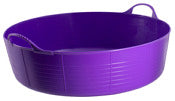 Red Gorilla SP35P 9.2 Gallon Large Purple Flexible Shallow Gorilla Tub