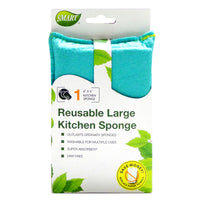 Smart Commercial/Light Duty Sponge For All Metal Surfaces 1 pk