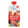 Plum Organics Baby Food - Organic - Apple Raisin and Quinoa - Stage 2 - 6 Months and Up - 3.5 oz - Case of 6