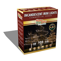 Christmas Light Set, Commercial-Grade, Clear, 105-Ct.