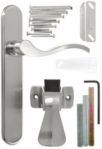 Serenade Storm Door Latch Lever, Satin Nickel