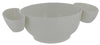 Prodyne White Polypropylene Chip/Dip Bowls 3.5 qt