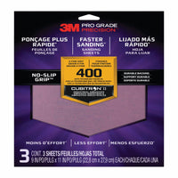 3M Pro Grade Precision 11 in. L X 9 in. W 400 Grit Ceramic Sanding Sheet 3 pk