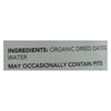 Fruit Bliss - Organic Deglet Nour Dates - Dates - Case of 6 - 5 oz.