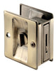 Prime-Line 2-3/4 in. L Polished Gold Brass Pocket Door Flush Pull