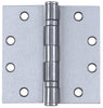 Tell Manufacturing HG100004 4.5" X 4.5" Satin Chrome Ball Bearing Hinges 3 Pack